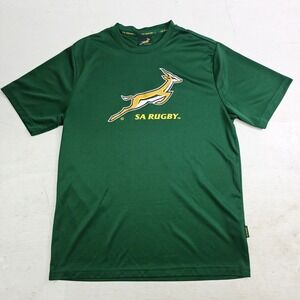 SA Rugby Jersey Official Licensed South Africa Graphic Athletic T-Shirt Mens M